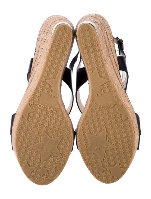 Jimmy Choo Leather T-Strap Sandals