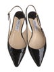 Jimmy Choo Patent Leather Slingback Flats