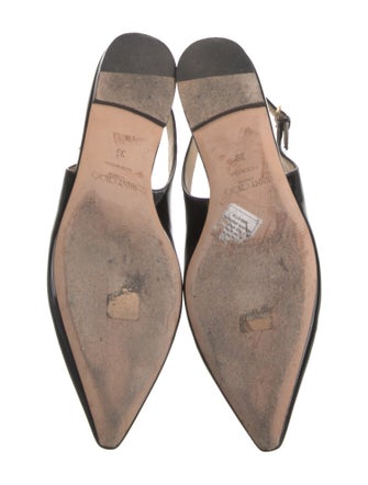 Jimmy Choo Patent Leather Slingback Flats