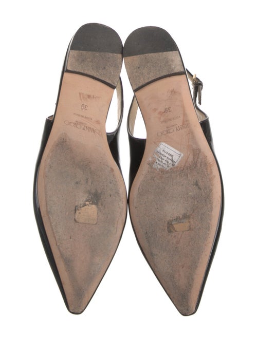 Jimmy Choo Patent Leather Slingback Flats