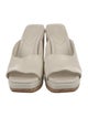 Jimmy Choo Leather Braided Accents Slides