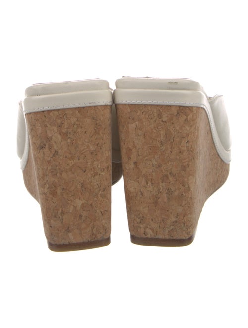 Jimmy Choo Leather Braided Accents Slides