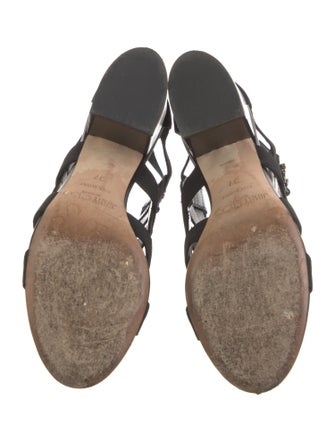 Jimmy Choo Suede Crystal Embellishments Gladiator Sandals