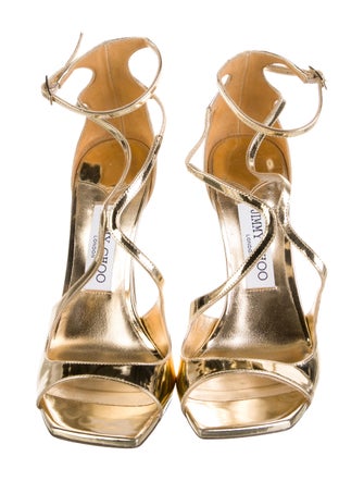 Jimmy Choo Patent Leather Gladiator Sandals