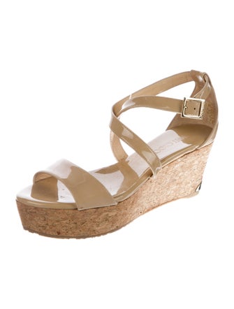 Jimmy Choo Patent Leather Sandals