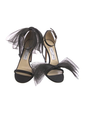 Jimmy Choo Bow Accents Sandals