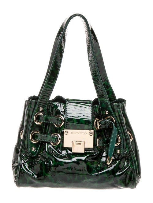 Jimmy Choo Patent Leather Top Handle Bag