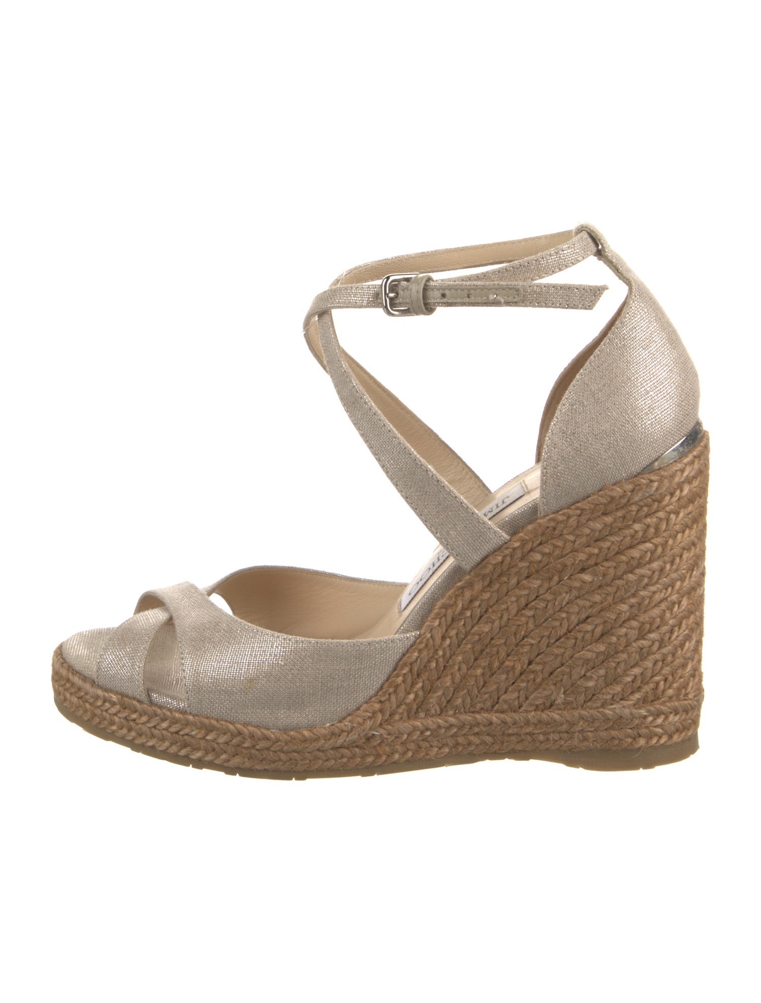 Jimmy Choo Glitter Accents Sandals