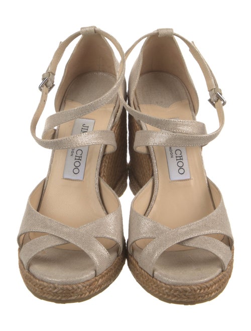 Jimmy Choo Glitter Accents Sandals