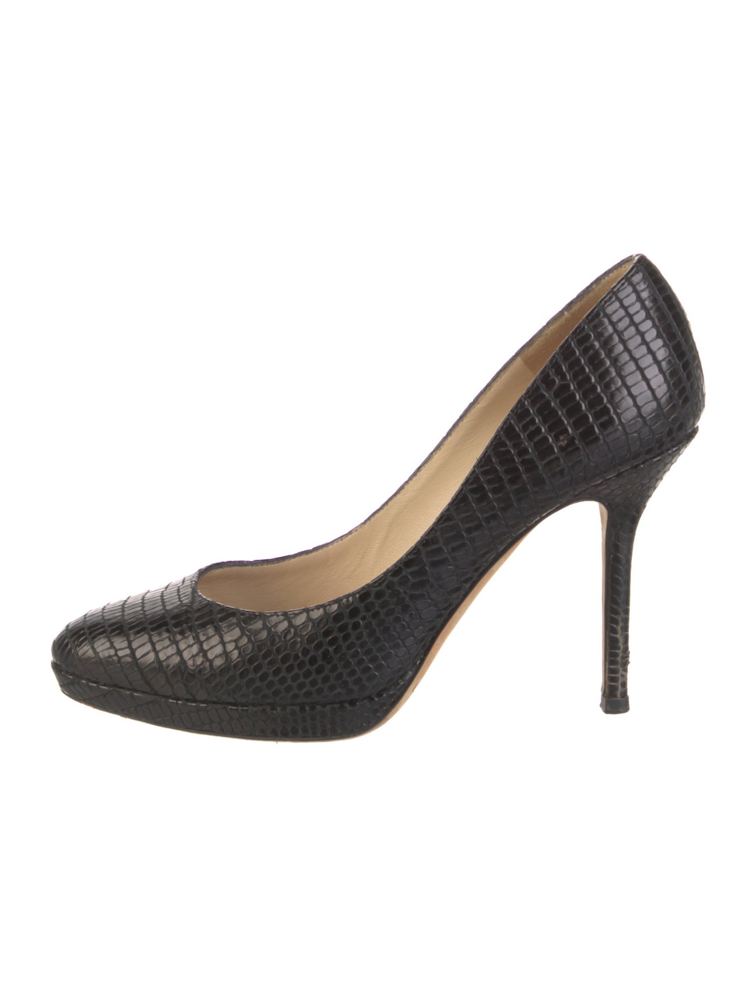 Jimmy Choo Embossed Leather Pumps
