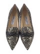 Jimmy Choo Glitter Glitter Accents Loafers