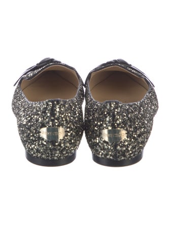 Jimmy Choo Glitter Glitter Accents Loafers