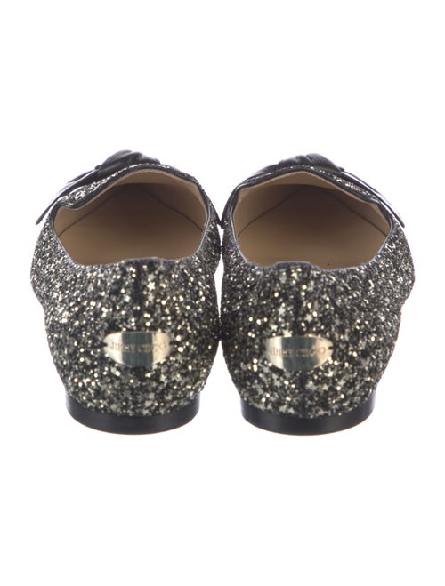 Jimmy Choo Glitter Glitter Accents Loafers