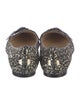 Jimmy Choo Glitter Glitter Accents Loafers