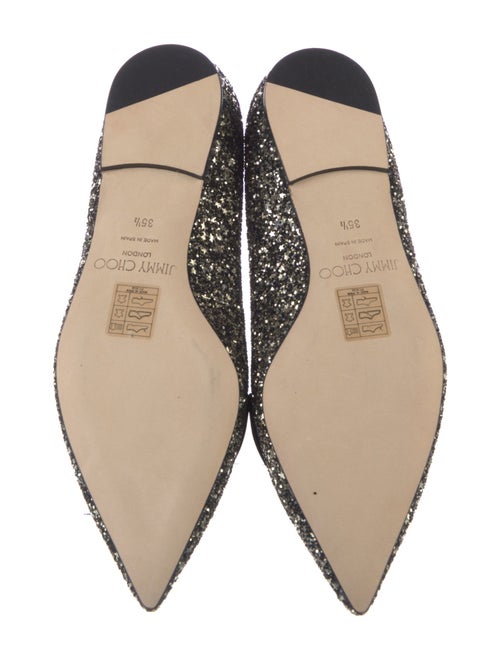 Jimmy Choo Glitter Glitter Accents Loafers