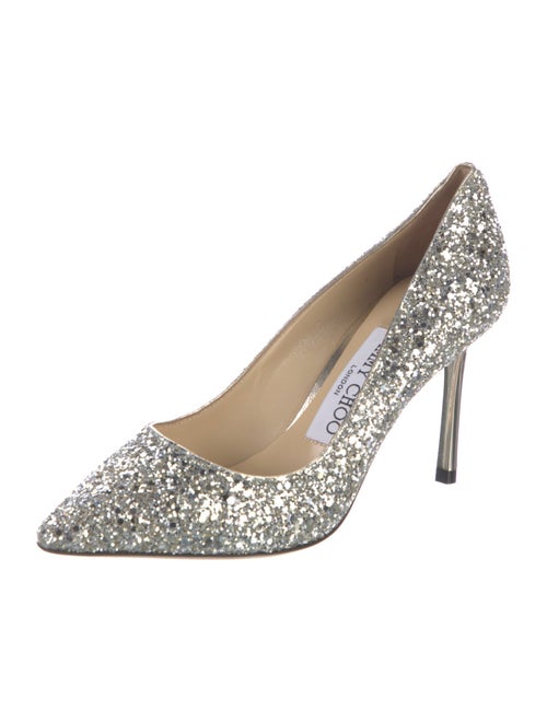 Jimmy Choo Glitter Glitter Accents Pumps