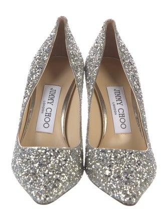 Jimmy Choo Glitter Glitter Accents Pumps