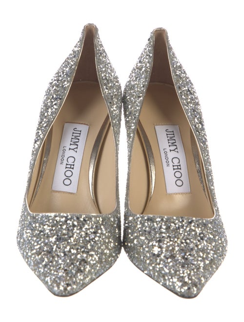 Jimmy Choo Glitter Glitter Accents Pumps