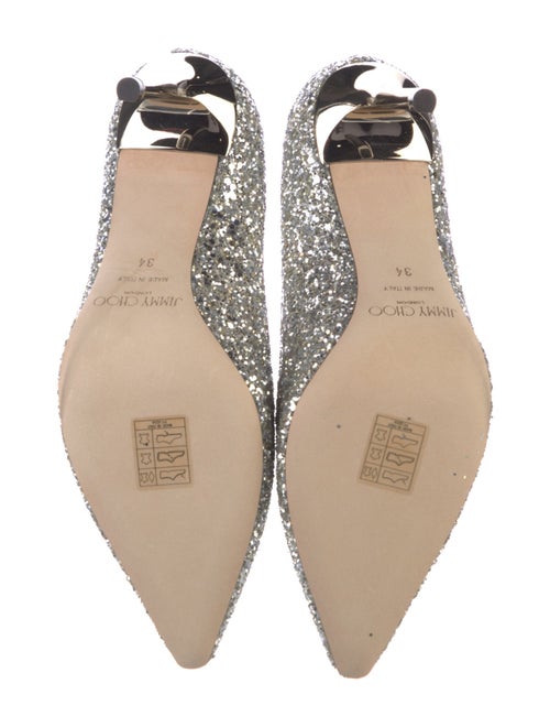 Jimmy Choo Glitter Glitter Accents Pumps