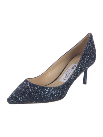 Jimmy Choo Glitter Glitter Accents Pumps