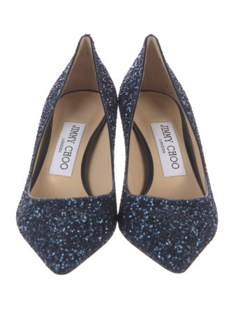 Jimmy Choo Glitter Glitter Accents Pumps