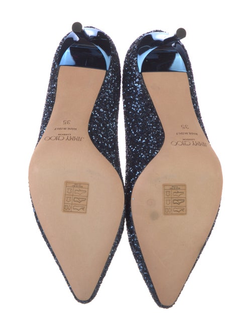 Jimmy Choo Glitter Glitter Accents Pumps