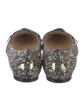 Jimmy Choo Glitter Glitter Accents Loafers