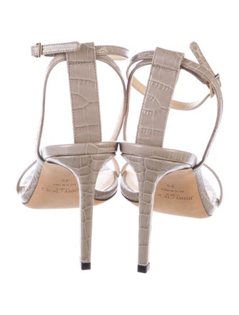 Jimmy Choo Crocodile Sandals