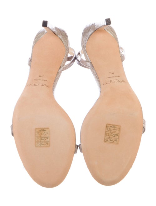 Jimmy Choo Crocodile Sandals