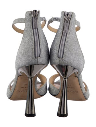 Jimmy Choo Glitter Glitter Accents Sandals