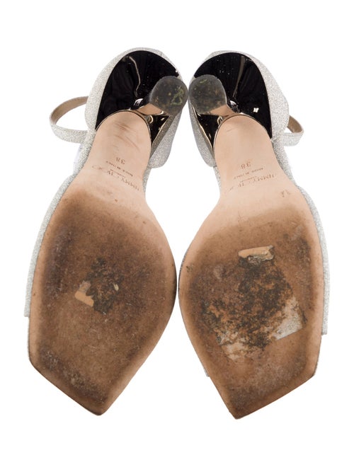 Jimmy Choo Glitter Glitter Accents Sandals