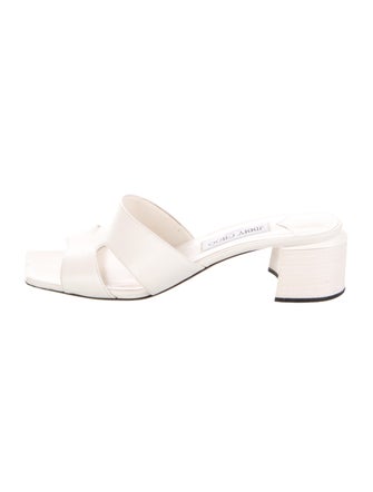 Jimmy Choo Leather Slides