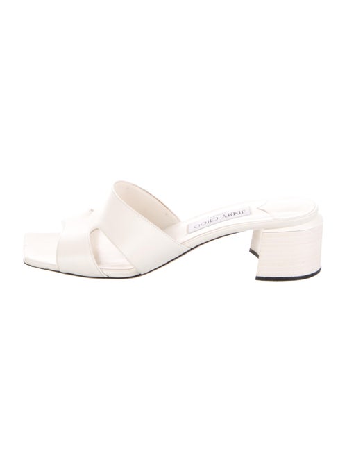 Jimmy Choo Leather Slides