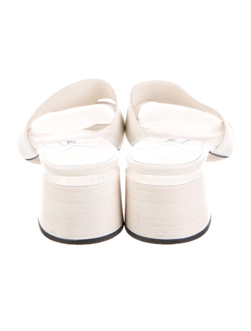 Jimmy Choo Leather Slides