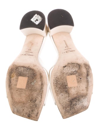 Jimmy Choo Leather Slides