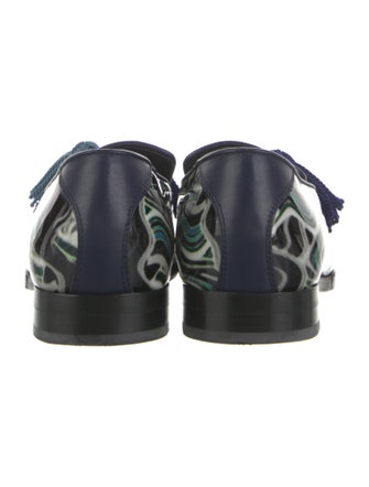 Jimmy Choo Patent Leather Printed Loafers