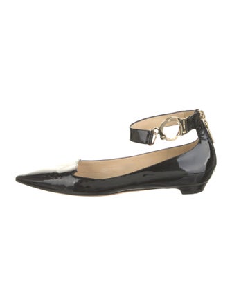 Jimmy Choo Patent Leather Flats