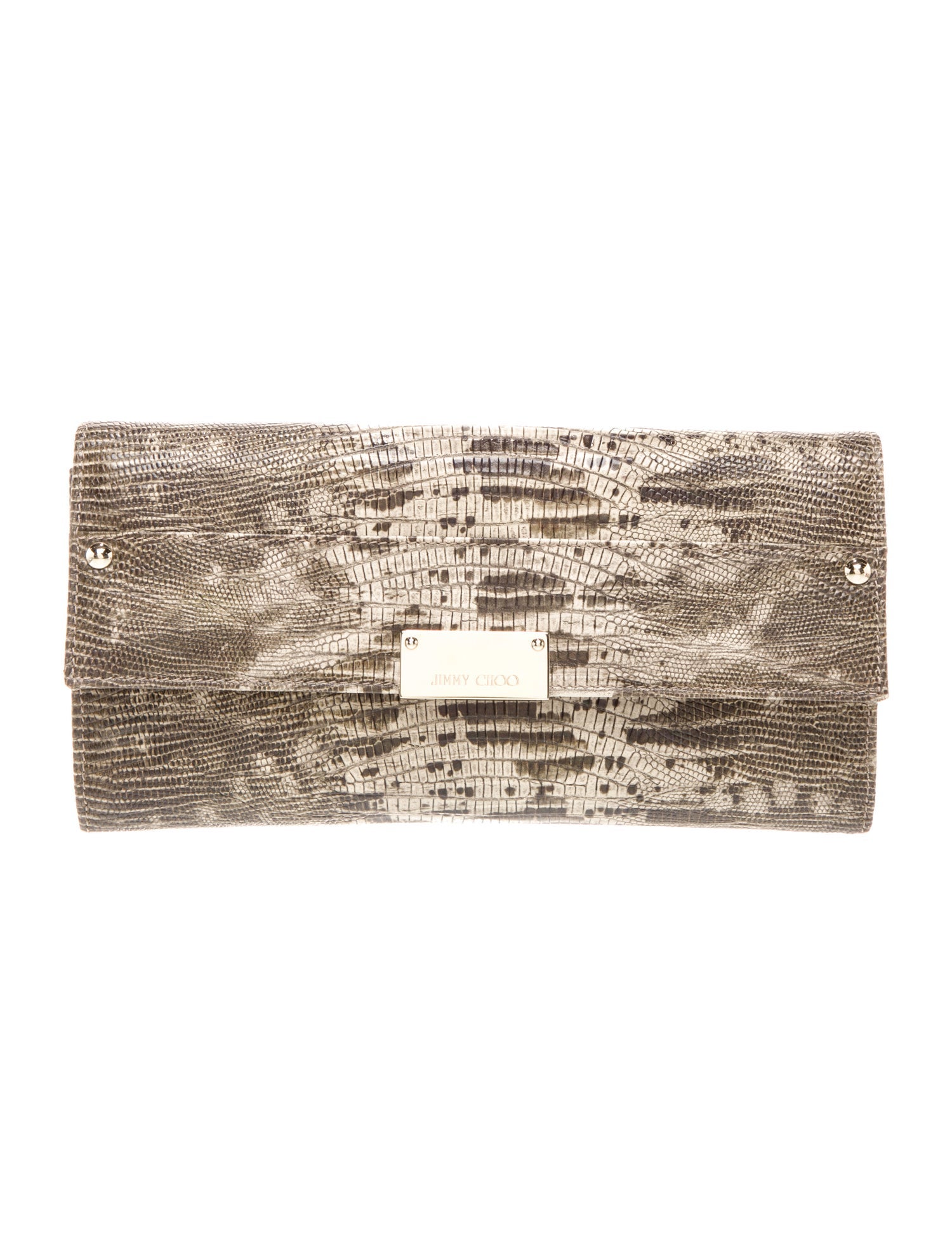 Jimmy Choo Snakeskin Clutch