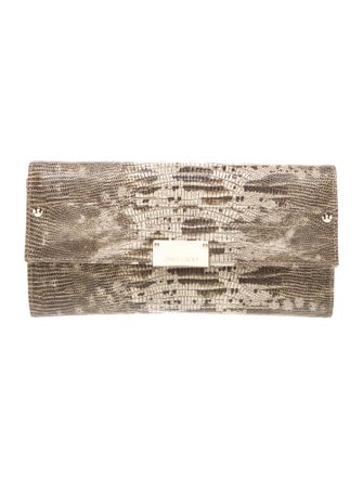 Jimmy Choo Snakeskin Clutch