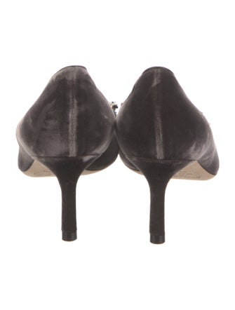 Jimmy Choo Velvet Pumps