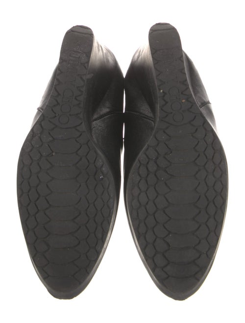 Jimmy Choo Leather Beaded Accents Chelsea Boots