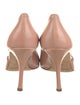 Jimmy Choo Leather Cutout Accent D'Orsay Pumps