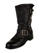 Jimmy Choo Leather Moto Boots
