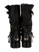 Jimmy Choo Leather Moto Boots