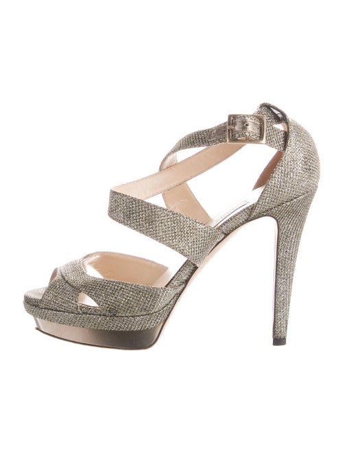 Jimmy Choo Glitter Glitter Accents D'Orsay Pumps