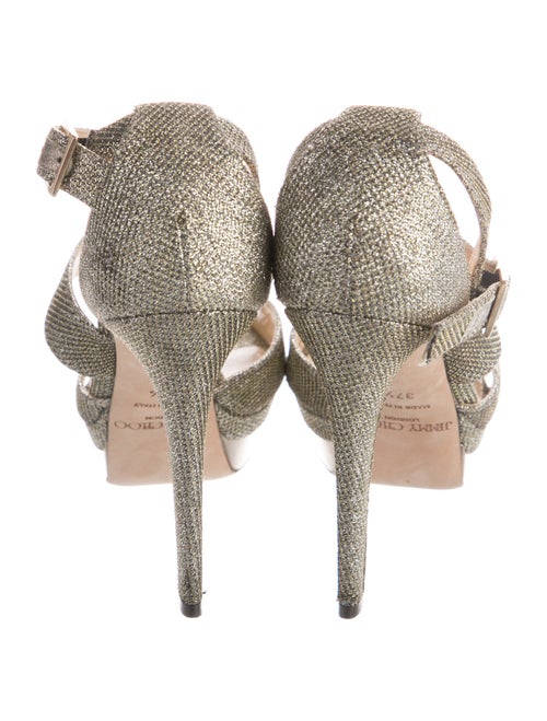 Jimmy Choo Glitter Glitter Accents D'Orsay Pumps