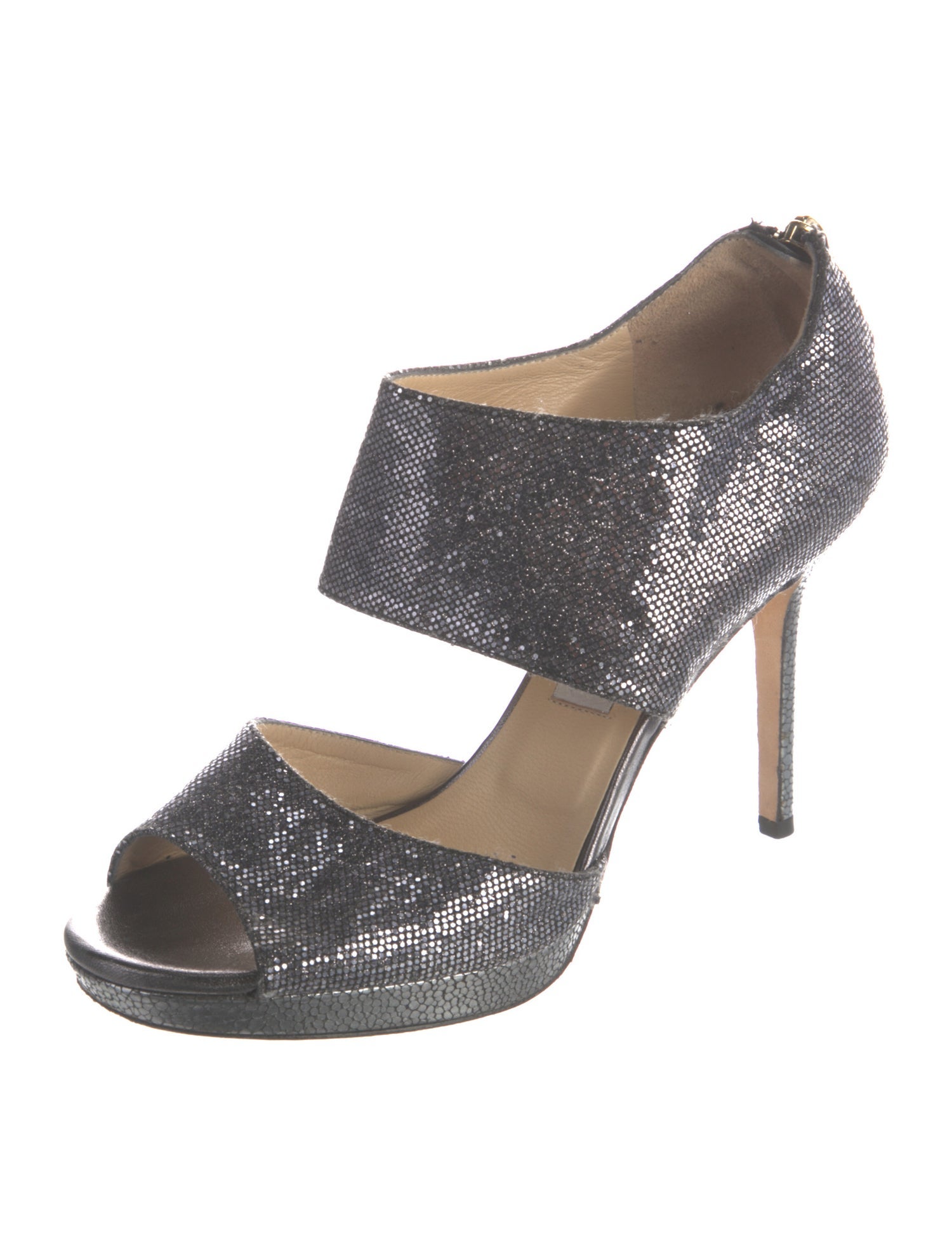 Jimmy Choo Glitter D'Orsay Pumps