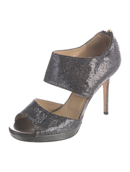 Jimmy Choo Glitter D'Orsay Pumps