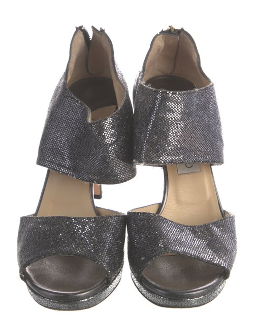 Jimmy Choo Glitter D'Orsay Pumps