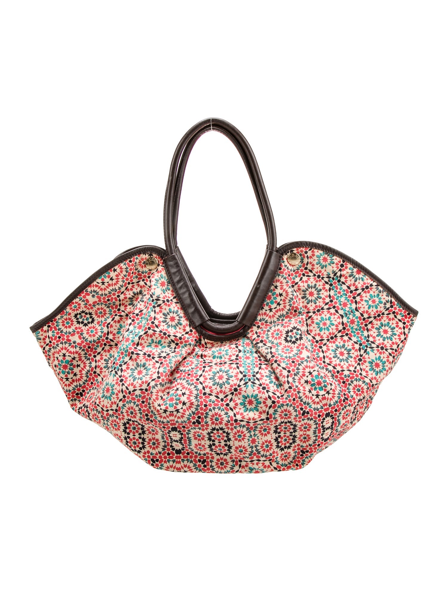 Jimmy Choo Canvas Top Handle Bag